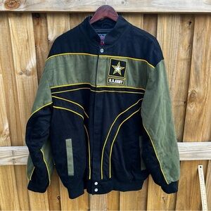 US Army Recon Coat Jacket Embroidered Patch Twill Military Warm Lined Brigade L